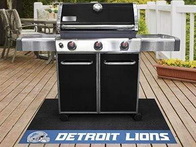 Grill Mat BBQ Accessories NFL Detroit Lions Grill Tailgate Mat 26"x42" FANMATS