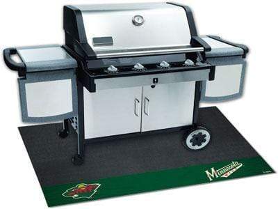 Grill Mat BBQ Accessories NHL Minnesota Wild Grill Tailgate Mat 26"x42" FANMATS