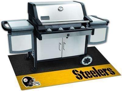 Grill Mat BBQ Store NFL Pittsburgh Steelers Grill Tailgate Mat 26"x42" FANMATS