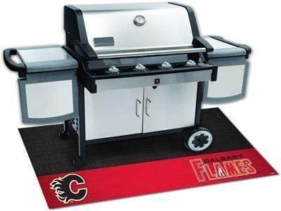 Grill Mat BBQ Store NHL Calgary Flames Grill Tailgate Mat 26"x42" FANMATS