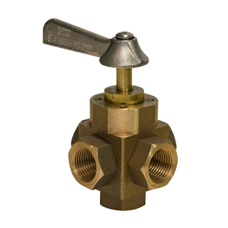 GROCO 1-2" 5-Port Tank Selector Valve [FV-550-L]-Fittings-JadeMoghul Inc.