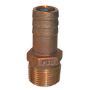 GROCO 1-2" NPT x 1-2" ID Bronze Pipe to Hose Straight Fitting [PTH-500]-Fittings-JadeMoghul Inc.