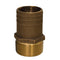 GROCO 1-2" NPT x 3-4" Bronze Full Flow Pipe to Hose Straight Fitting [FF-500]-Fittings-JadeMoghul Inc.