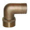 GROCO 3-4" NPT x 3-4" ID Bronze 90 Degree Pipe to Hose Fitting Standard Flow Elbow [PTHC-750]-Fittings-JadeMoghul Inc.