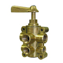 GROCO 6-Port NPT Bronze Fuel Valve 1-2" Main - 3-8" Return [FV-65038]-Fittings-JadeMoghul Inc.