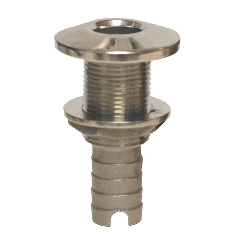 GROCO Stainless Steel Hose Barb Thru-Hull Fitting - 1" [HTH-1000-S]-Thru-Hull Fittings-JadeMoghul Inc.