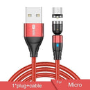 GTWIN Magnetic USB Cable For iPhone Charger 540 Degree Rotate USB Type C Cable For Xiaomi Samsung Magnet Charge Micro USB Cable AExp