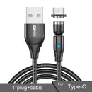 GTWIN Magnetic USB Cable For iPhone Charger 540 Degree Rotate USB Type C Cable For Xiaomi Samsung Magnet Charge Micro USB Cable AExp
