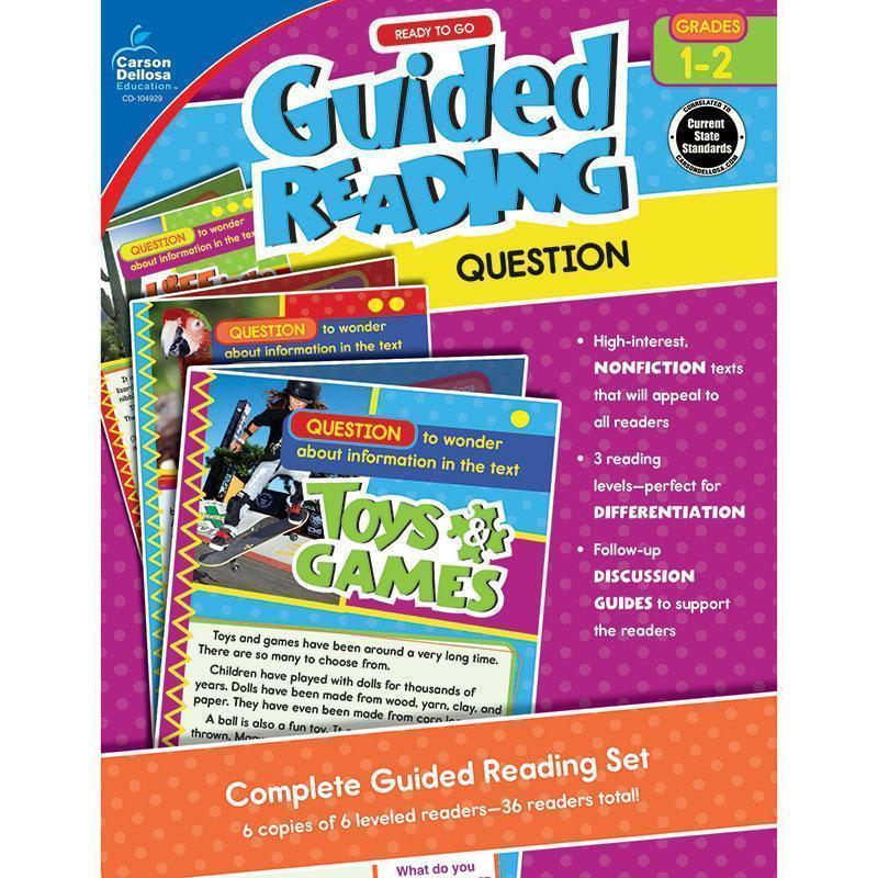 GUIDED READING QUESTION GR 1-2-Learning Materials-JadeMoghul Inc.