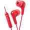 Gumy Gamer Earbuds with Microphone (Red)-Universal Gaming Accessories-JadeMoghul Inc.