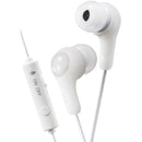 Gumy Gamer Earbuds with Microphone (White)-Universal Gaming Accessories-JadeMoghul Inc.