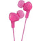 Gumy(R) Plus Earbuds with Remote & Microphone (Pink)-Headphones & Headsets-JadeMoghul Inc.