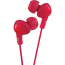 Gumy(R) Plus Earbuds with Remote & Microphone (Red)-Headphones & Headsets-JadeMoghul Inc.