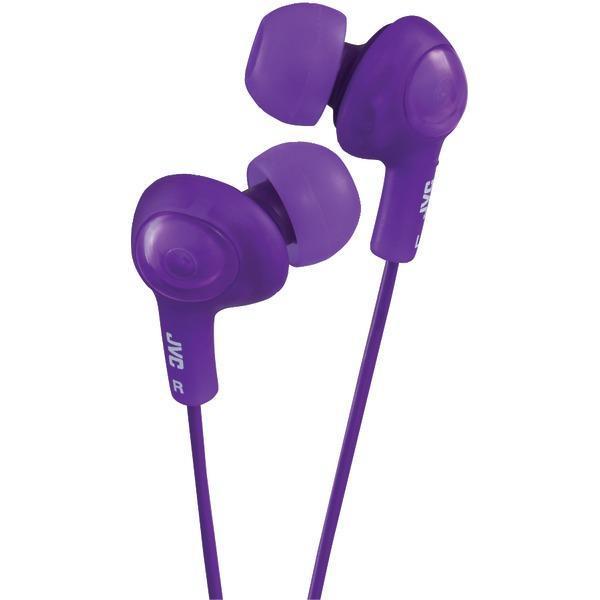 Gumy(R) Plus Earbuds with Remote & Microphone (Violet)-Headphones & Headsets-JadeMoghul Inc.