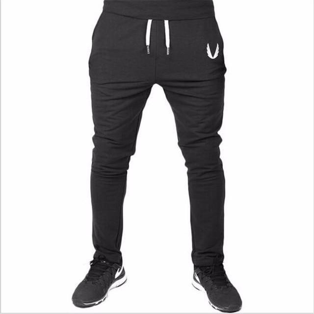 GYMLOCKER 2017 Men camouflage Gyms Pants Casual Elastic Mens Fitness Workout Pants skinny Sweatpants Trousers Jogger Pants-dark gray-XL-JadeMoghul Inc.