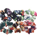 Hair Accessories Ties Scrunchies Christmas Headwear Set Chiffon Women Girls Strips Fashion Solid Leopard Floral Satin 6pcs/pack JadeMoghul Inc. 