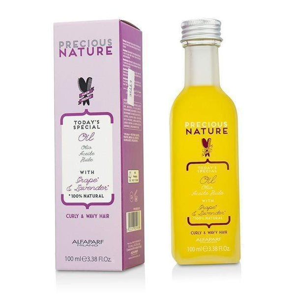 Hair Care Precious Nature Today's Special Oil with Grape & Lavender (For Curly & Wavy Hair) - 100ml-3.38oz Alfaparf