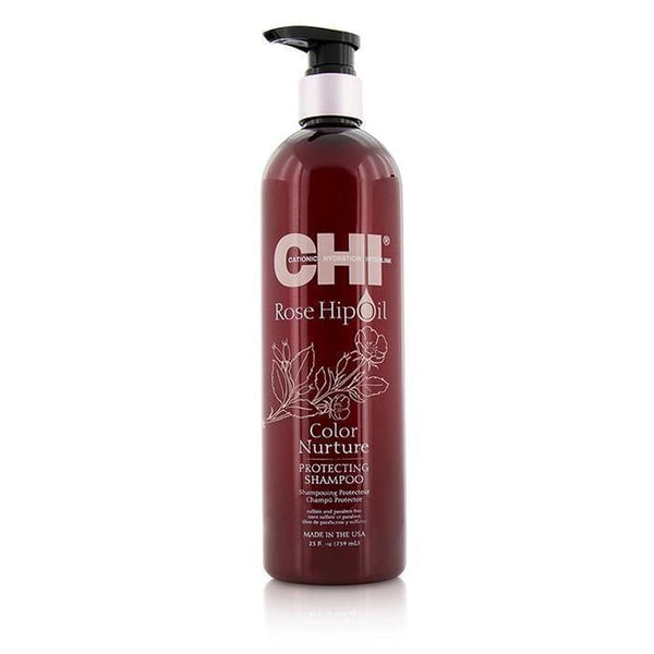Hair Care Rose Hip Oil Color Nurture Protecting Shampoo - 739ml-25oz Chi