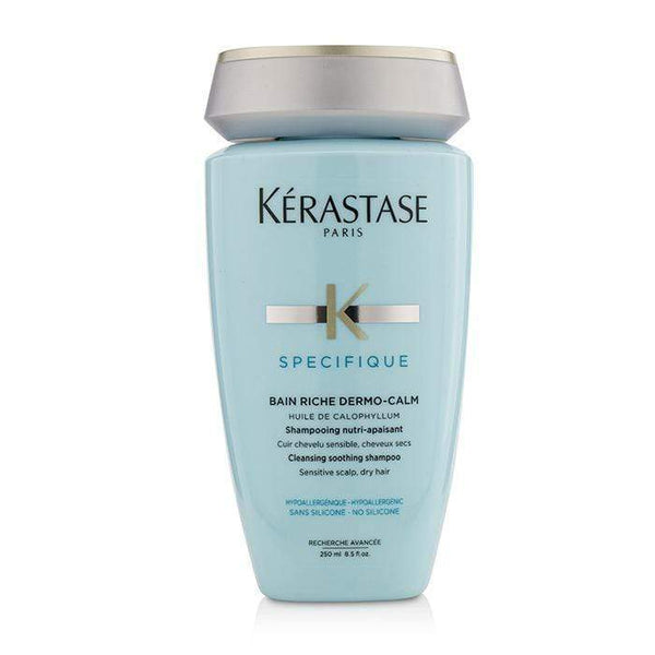 Hair Care Specifique Bain Riche Dermo-Calm Cleansing Soothing Shampoo (Sensitive Scalp, Dry Hair) - 250ml-8.5oz Kerastase