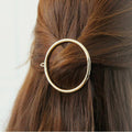 Hair Clip For Women Scissors Diamond Round Moon Leaf Unicorn Heart Simple Golden Silver Girl Fashion Gift Charm AExp