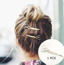 Hair Clip For Women Scissors Diamond Round Moon Leaf Unicorn Heart Simple Golden Silver Girl Fashion Gift Charm JadeMoghul Inc. 