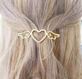 Hair Clip For Women Scissors Diamond Round Moon Leaf Unicorn Heart Simple Golden Silver Girl Fashion Gift Charm JadeMoghul Inc. 