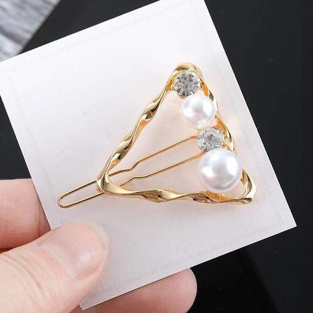Hair Clip For Women Scissors Diamond Round Moon Leaf Unicorn Heart Simple Golden Silver Girl Fashion Gift Charm JadeMoghul Inc. 