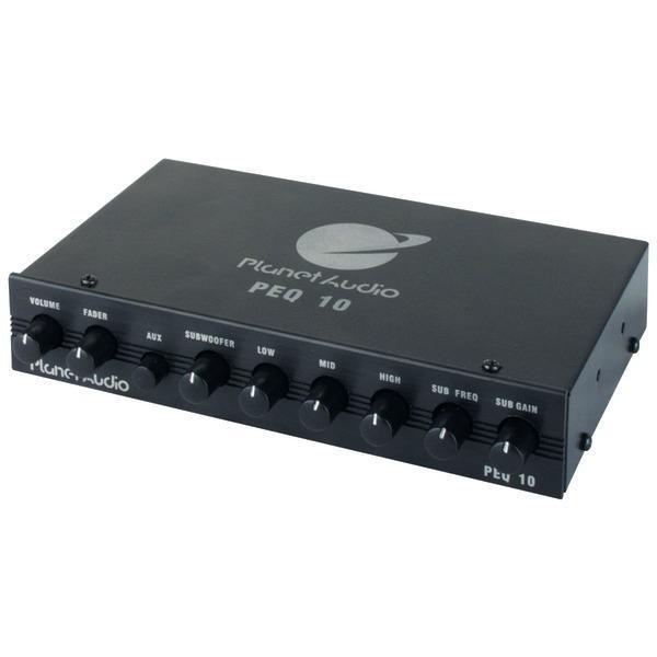Half-DIN 4-Band Graphic Equalizer-Amplifiers & Accessories-JadeMoghul Inc.