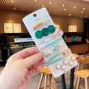 Handmade Pearls Hair Clips Pin For Women Fashion Geometric Flower Barrettes Headwear Girls Sweet Top Clip Crystal Accessorie AExp