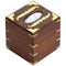 Handmade Wooden Tissue Box With Brass Work, Brown-Tissue Box-Brown-Wood/ Brass-JadeMoghul Inc.