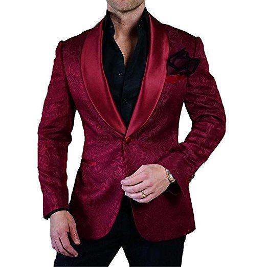 Handsome Men Suit - 3pcs Jacket, Pants & Tie-Same Picture-S-JadeMoghul Inc.