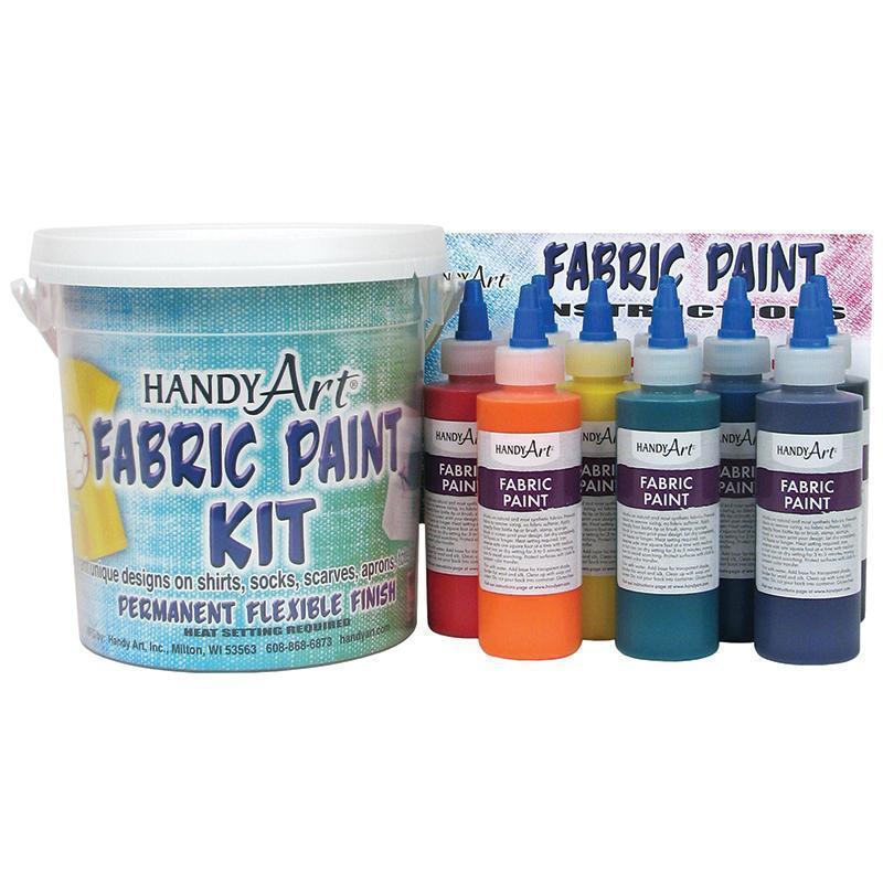 HANDY ART FABRIC PAINT BUCKET KIT-Arts & Crafts-JadeMoghul Inc.