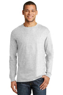 Hanes Beefy-T - 100% Cotton Long Sleeve T-Shirt. 5186-T-shirts-Ash*-3XL-JadeMoghul Inc.