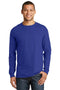 Hanes Beefy-T - 100% Cotton Long Sleeve T-Shirt. 5186-T-shirts-Deep Royal-3XL-JadeMoghul Inc.