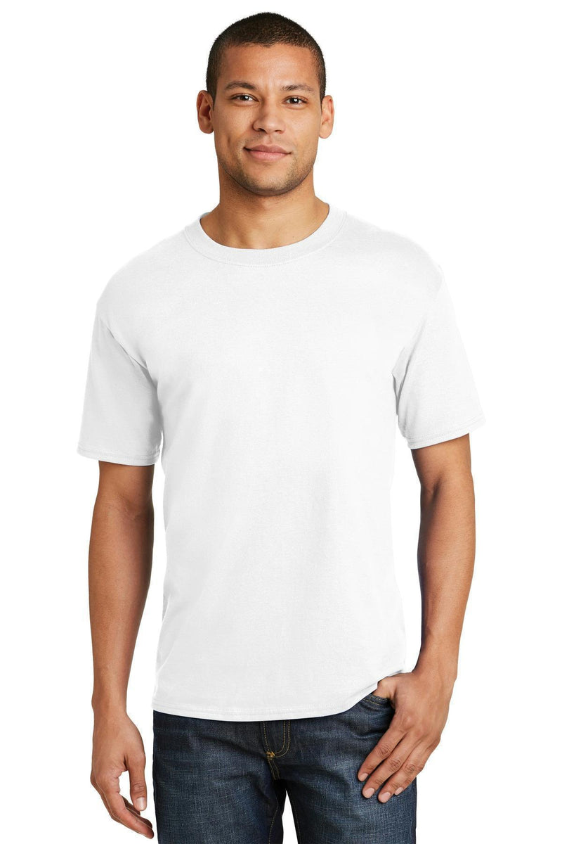 Hanes Beefy-T - 100% Cotton T-Shirt. 5180-T-shirts-White-2XL-JadeMoghul Inc.