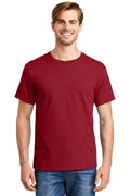 Hanes - ComfortSoft 100% Cotton T-Shirt. 5280-T-shirts-Deep Red-3XL-JadeMoghul Inc.
