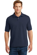 Hanes Ecomart - 5.2-Ounce Jersey Knit Sport Shirt. 054X-Polos/knits-Navy-3XL-JadeMoghul Inc.