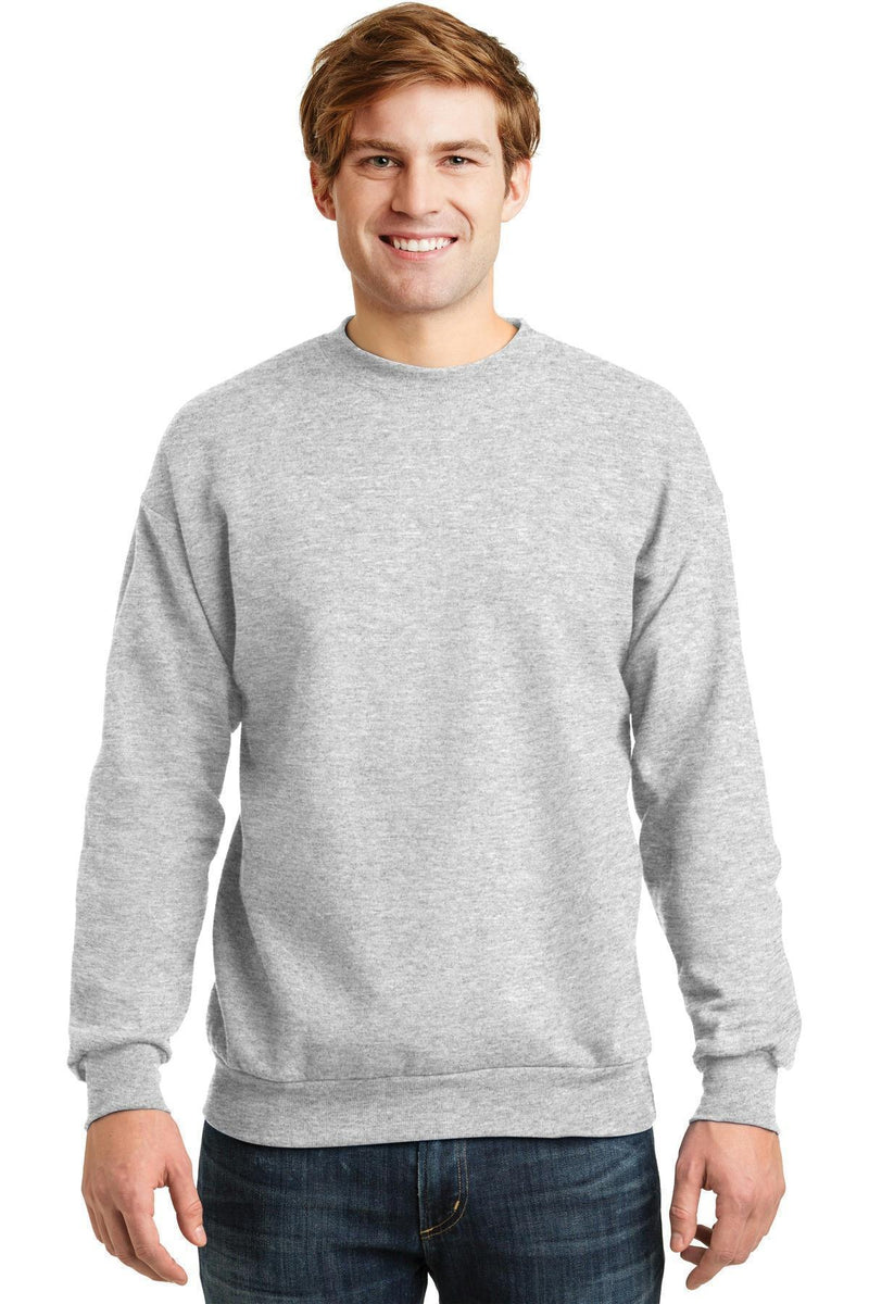 Hanes - Ecomart Crewneck Sweatshirt. P160-Sweatshirts/Fleece-Ash-XL-JadeMoghul Inc.