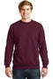 Hanes - Ecomart Crewneck Sweatshirt. P160-Sweatshirts/Fleece-Maroon-3XL-JadeMoghul Inc.