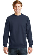 Hanes - Ecomart Crewneck Sweatshirt. P160-Sweatshirts/Fleece-Navy-XL-JadeMoghul Inc.