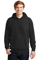 Hanes Ecomart - Pullover Hooded Sweatshirt. P170-Sweatshirts/Fleece-Black-XL-JadeMoghul Inc.