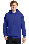 Hanes Ecomart - Pullover Hooded Sweatshirt. P170-Sweatshirts/Fleece-Deep Royal-2XL-JadeMoghul Inc.
