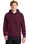 Hanes Ecomart - Pullover Hooded Sweatshirt. P170-Sweatshirts/Fleece-Maroon-3XL-JadeMoghul Inc.