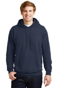 Hanes Ecomart - Pullover Hooded Sweatshirt. P170-Sweatshirts/Fleece-Navy-XL-JadeMoghul Inc.