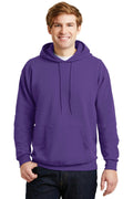 Hanes Ecomart - Pullover Hooded Sweatshirt. P170-Sweatshirts/Fleece-Purple-3XL-JadeMoghul Inc.