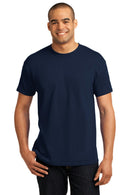 Hanes - EcoSmart 50/50 Cotton/Poly T-Shirt. 5170-T-shirts-Navy-3XL-JadeMoghul Inc.