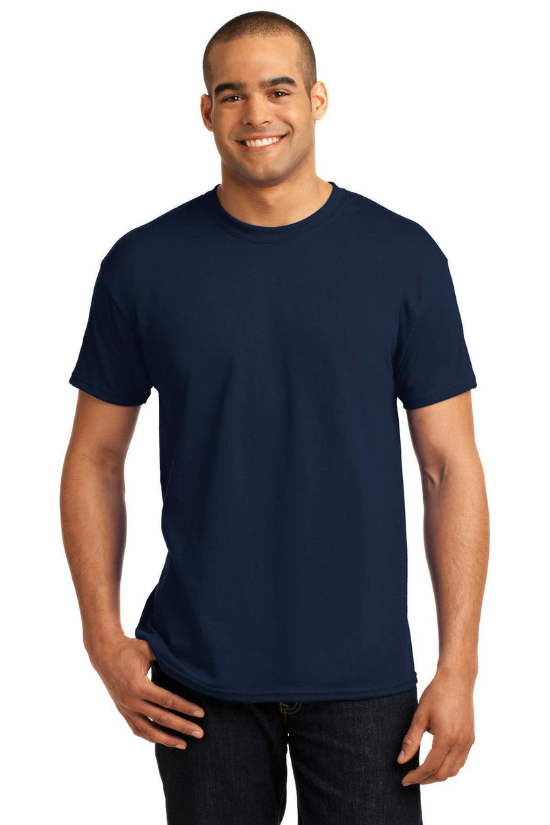 Hanes - EcoSmart 50/50 Cotton/Poly T-Shirt. 5170-T-shirts-Navy-3XL-JadeMoghul Inc.