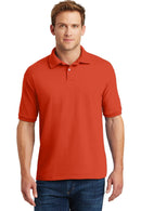 Hanes EcoSmart - 5.2-Ounce Jersey Knit Sport Shirt. 054X-Polos/Knits-Orange-S-JadeMoghul Inc.