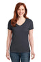 Hanes Ladies Nano-T Cotton V-Neck T-Shirt. S04V-T-shirts-Vintage Black-2XL-JadeMoghul Inc.