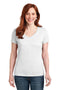 Hanes Ladies Nano-T Cotton V-Neck T-Shirt. S04V-T-shirts-White-2XL-JadeMoghul Inc.